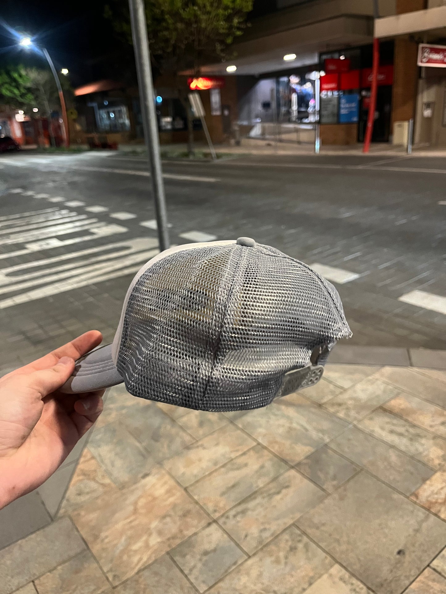 Grey Trucker Hat