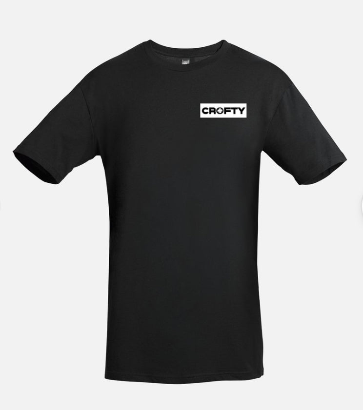 CROFTY T SHIRT - BLACK