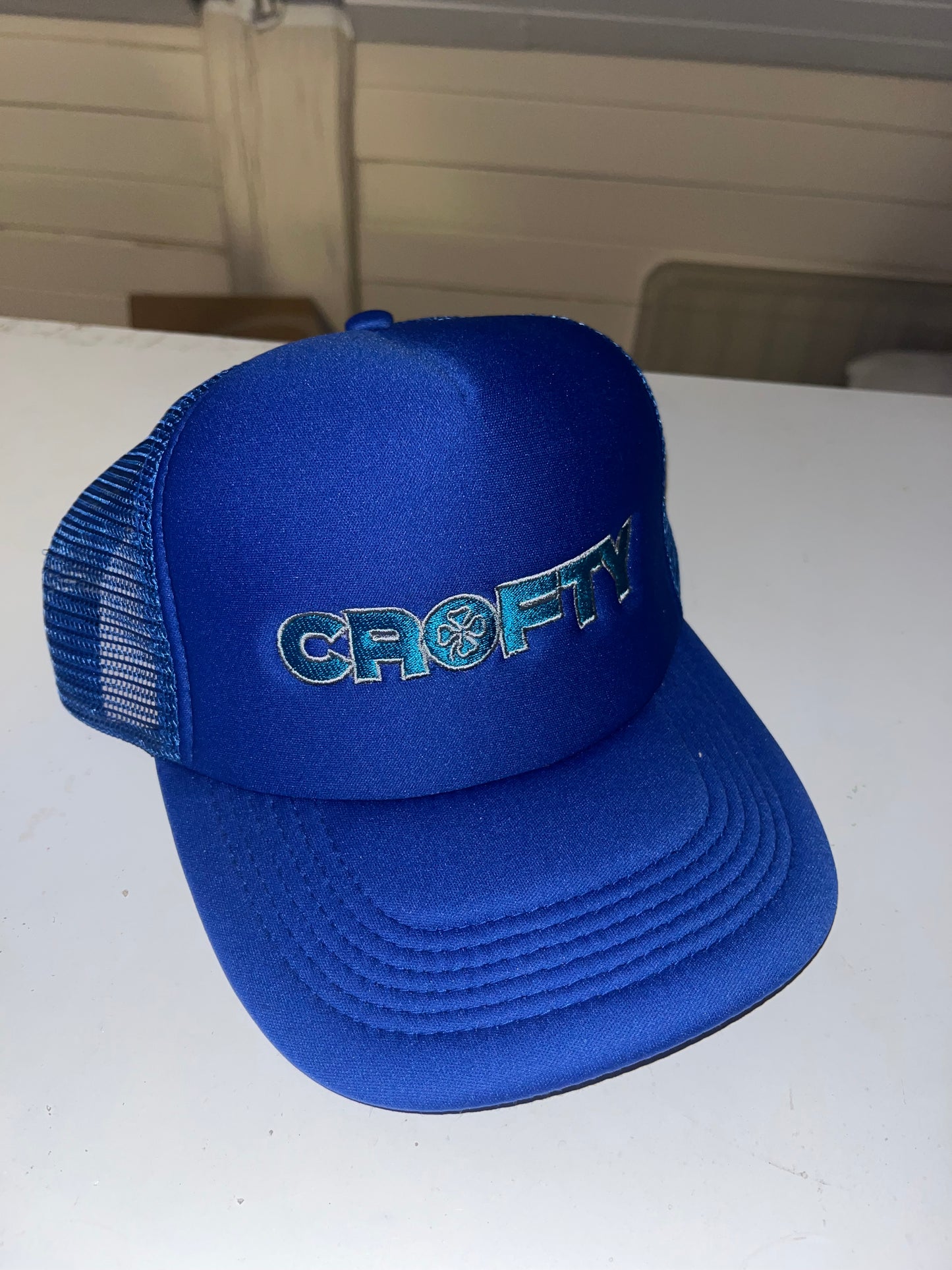 Blue Crofty Trucker