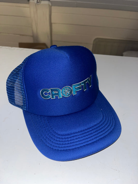 Blue Crofty Trucker